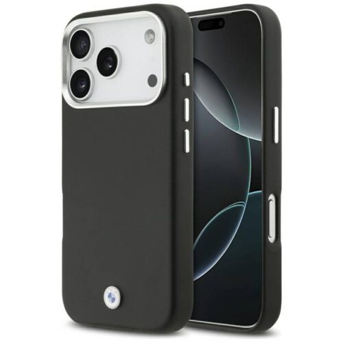 BMW Sign Full Wrapped Metal MagSafe tok iPhone 17 Pro fekete színhez
