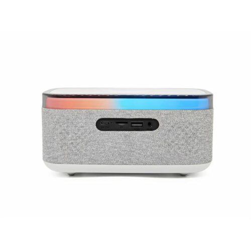 Denver CRQ-225 Rádiós ébresztőóra Bluetooth funkcióval és vezeték nélküli töltéssel - Szürke - Image 2
