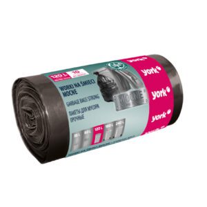 Erős szemeteszsákok 120 liter / 10db STRONG - YORK - CLEAN HOUSE