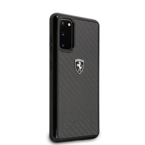 Ferrari keménytok FEHCAHCS62BK Samsung Galaxy S20 G980 fekete Carbon Heritage - Image 2