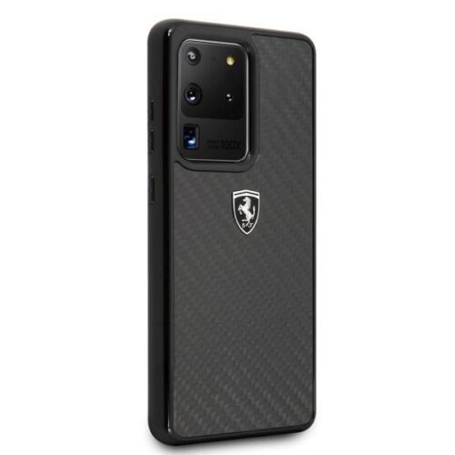 Ferrari keménytok FEHCAHCS69BK Samsung Galaxy S20 Ultra G988 fekete Carbon Heritage - Image 2