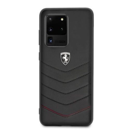 Ferrari keménytok FEHQUHCS69BK Samsung Galaxy S20 Ultra G988 fekete Heritage tok - Image 2
