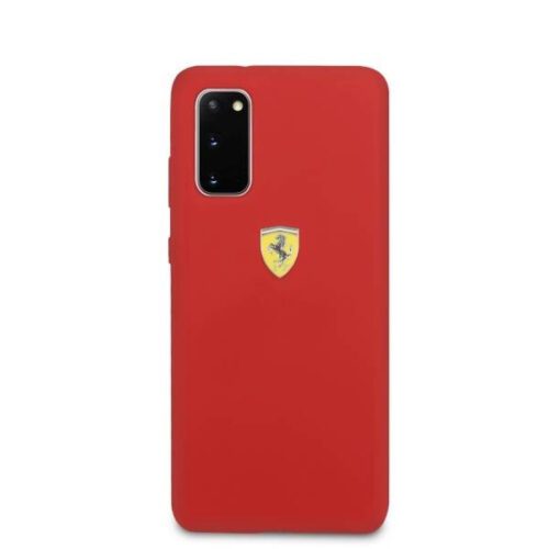 Ferrari keménytok FESSIHCS62RE Samsung Galaxy S20 G980 piros szilikon tok - Image 2