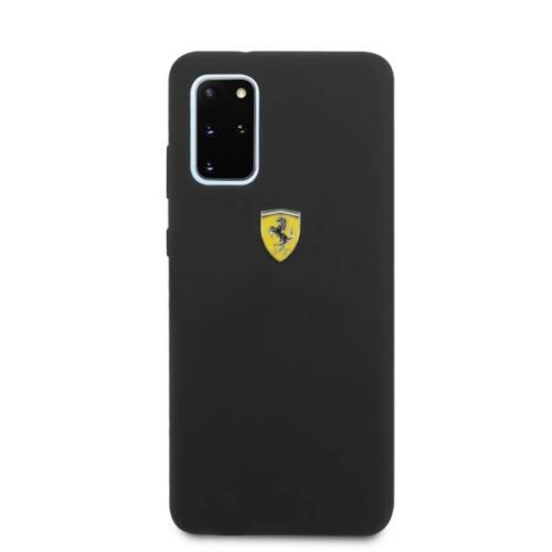 Ferrari keménytok FESSIHCS67BK S20+ G985 fekete szilikon - Image 2