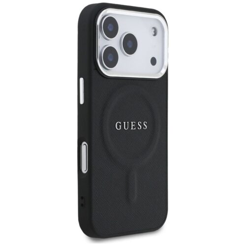 GUESS tok IPHONE 17 Pro kompatibilis MagSafe GUHMP17LPSAREGSK (PU W/ Classic Logo) fekete - Image 2
