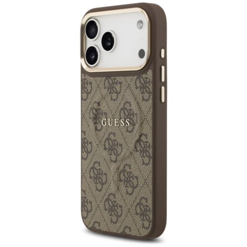 GUESS tok az IPHONE 17 Pro Max-hoz kompatibilis a MagSafe GUHMP17XP4MSEGCW (PU 4G W/ Classic) barna színben