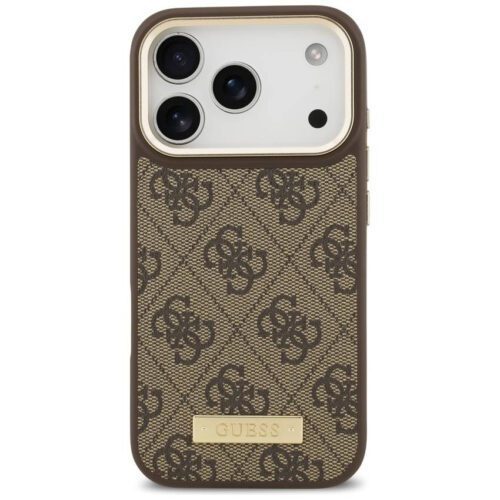 Guess 4G Logo Plate MagSafe tok iPhone 17 Pro barna színű tokhoz - Image 2