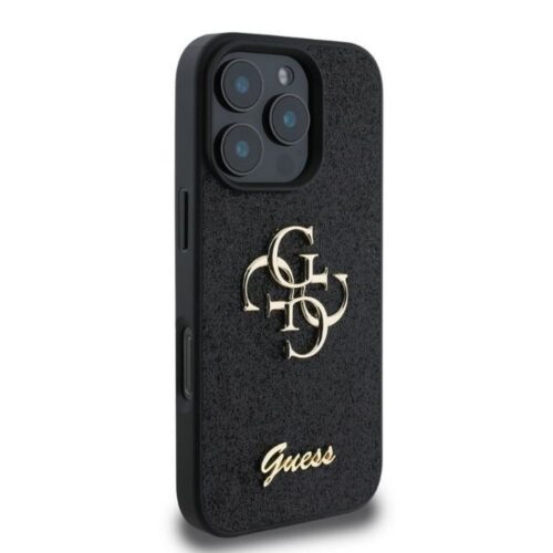 Guess GUHCP16XHG4SGK Fixed Glitter Big 4G tok iPhone 16 Pro Max - fekete - Image 2