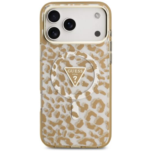 Guess Leopard Glitter MagSafe tok iPhone 17 Pro Max barna színű tokhoz - Image 2