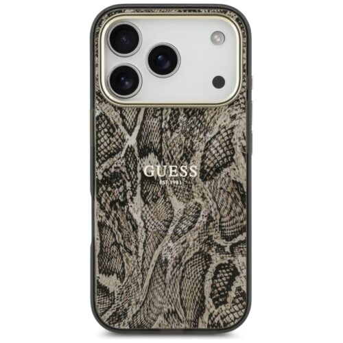 Guess Python Pattern MagSafe tok iPhone 17 Pro barna színű tokhoz - Image 2