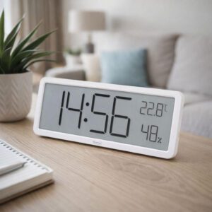 HOME HC18 páratartalom és hőmérséklet mérő ébresztőóra