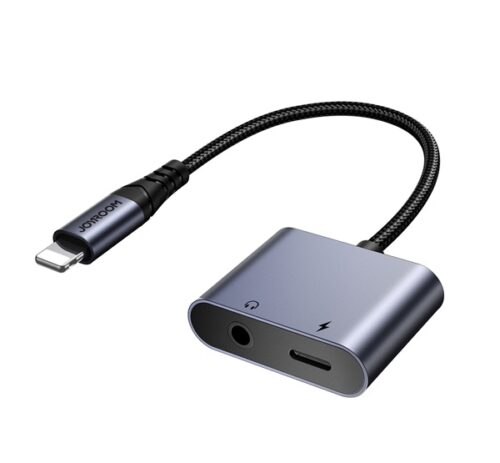 JOYROOM audió adapter és töltőkábel (elosztó