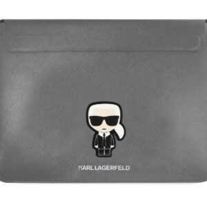 KARL LAGERFELD KLCS16PISG 16'' Notebook/Tablet Táska - Ezüst