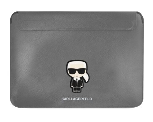 KARL LAGERFELD KLCS16PISG 16'' Notebook/Tablet Táska - Ezüst