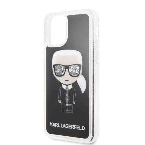 Karl Lagerfeld KLHCN58ICGBK iPhone 11 Pro fekete ikonikus Glitter tok - Image 2
