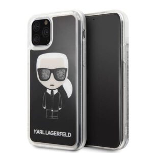 Karl Lagerfeld KLHCN58ICGBK iPhone 11 Pro fekete ikonikus Glitter tok