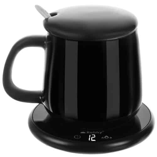 Kávé és tea melegítő kerámiából + csésze