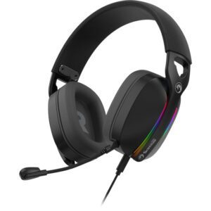 MARVO Pulz 70S vezetékes fejhallgató - fekete - RGB világítás
