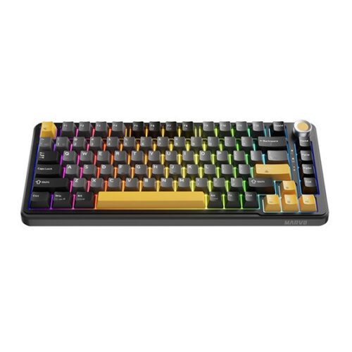 MARVO TITAN 75 vezeték nélküli gaming billentyűzet - Fekete - HU /Banana Crystal Linear/ - Image 2