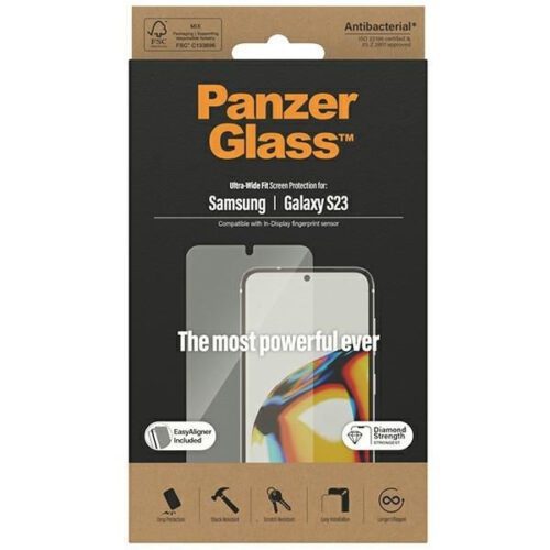 PanzerGlass Ultra-Wide Fit Samsung Galaxy S23 S911 képernyővédelem 7315 applikátorral fólia - Image 2