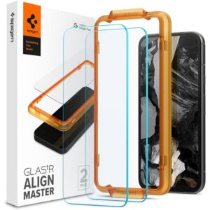 SPIGEN ALM FC képernyővédő üveg 2db (2.5D