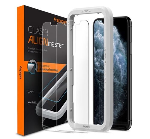 SPIGEN ALM FC képernyővédő üveg 2db (2.5D