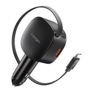 SPIGEN ESSENTIAL EV603BT autós töltő USB+Type-C aljzat (60W