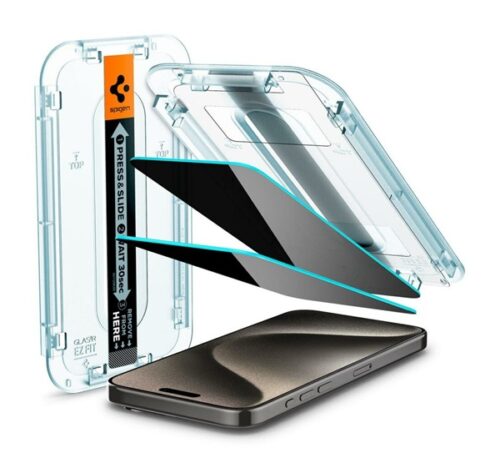 SPIGEN EZ FIT képernyővédő üveg 2db (2.5D