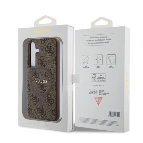 Samsung S24 Plus GUESS GUHMS24SG4GFRW MagSafe Hátlap - Barna - Image 2