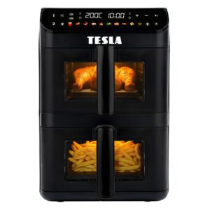 TESLA AirCook Q670 XXL DualZone multifunkciós digitális forró levegős sütő