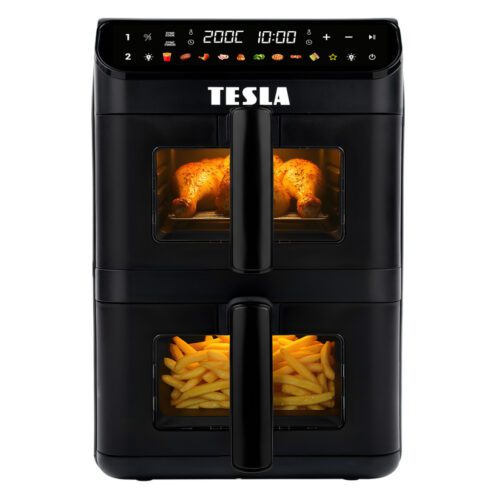 TESLA AirCook Q670 XXL DualZone multifunkciós digitális forró levegős sütő