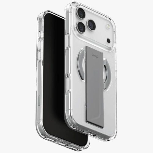 UNIQ Heldro Air tok iPhone 17 Pro Max Magclick töltés Átlátszó