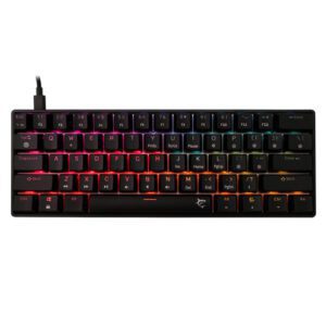 White Shark GK-004111B/R-US SHINOBI-2 vezetékes mechanikus gamer billentyűzet - fekete - US