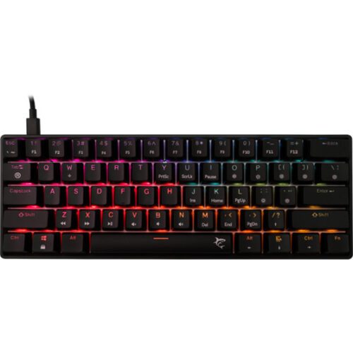 White Shark GK-004113B/R-HU SHINOBI-2 vezetékes mechanikus gamer billentyűzet - fekete - HU /piros/
