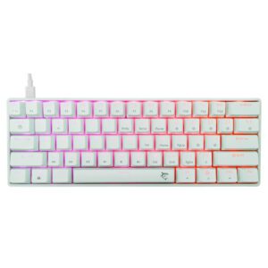 White Shark GK-004211W/R-US SHINOBI-2 vezetékes mechanikus gamer billentyűzet - fehér - US