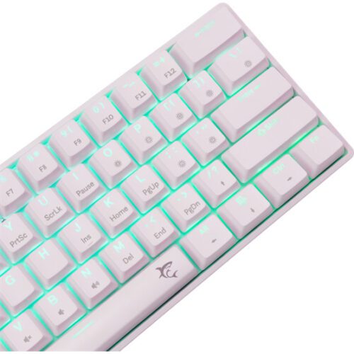 White Shark GK-004213V2-W/R-HU SHINOBI-2 vezetékes mechanikus gamer billentyűzet - fehér - HU /piros/ - Image 2