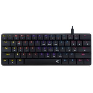 White Shark GK-006111-B/R-US NAGAMAKI vezetékes mechanikus (Red switch) gamer billentyűzet - fekete - US