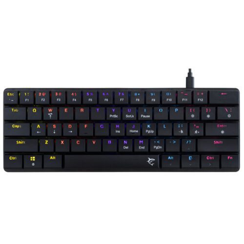 White Shark GK-006111-B/R-US NAGAMAKI vezetékes mechanikus (Red switch) gamer billentyűzet - fekete - US