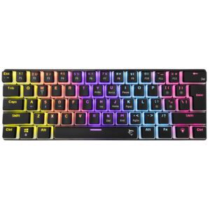 White Shark GK-2202-2B/BL-US ASHIKO-2 vezetékes mechanikus gamer billentyűzet - fekete - US