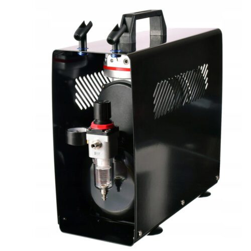 Kéthengeres Airbrush Kompresszor 3.5L tartállyal