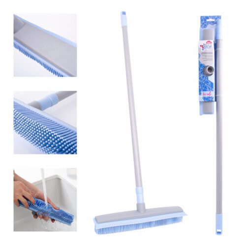 Antibakteriális mosható gumiseprű teleszkópos nyéllel BACTERIA STOP - YORK - CLEAN HOUSE