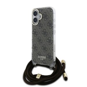 Apple iPhone 16 GUESS GUHCP16SSHC4SEW IML Hátlap - Barna