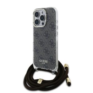 Apple iPhone 16 Pro Max GUESS GUHCP16XSHC4SEW IML Hátlap - Barna