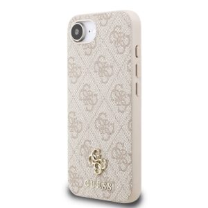 Apple iPhone 16e GUESS GUHMPSE4P4SM4MP MagSafe Hátlap - Rózsaszín