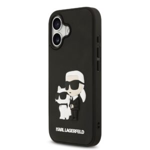 Apple iPhone 17 KARL LAGERFELD KLHMP17S3DRKCNK Magsafe Hátlap - Fekete
