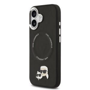Apple iPhone 17 KARL LAGERFELD KLHMP17SPSMLRKCK Magsafe Hátlap - Fekete