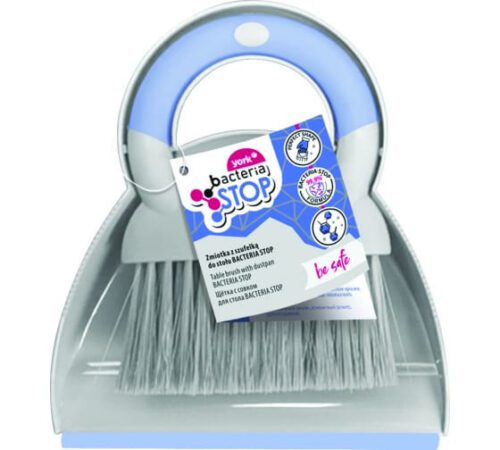 Asztali kefe mini lapáttal - YORK BACTERIA STOP - CLEAN HOUSE