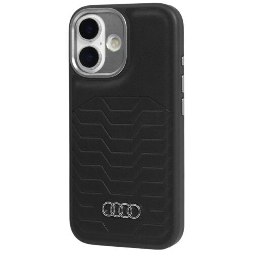 Audi GT tok Szintetikus bőr MagSafe tok iPhone 17 fekete - Image 2