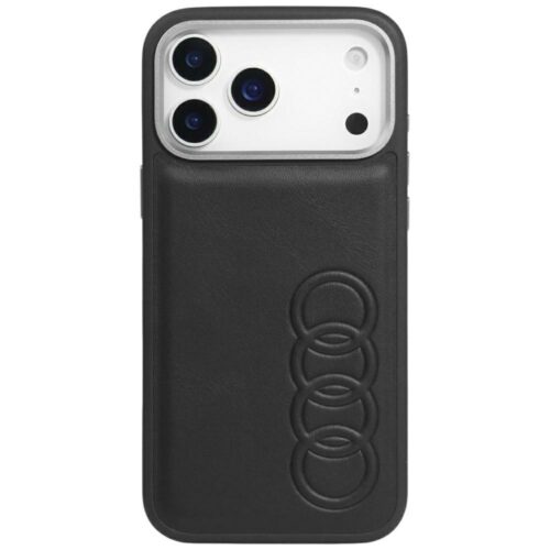 Audi TT tok Szintetikus bőr MagSafe tok iPhone 17 Pro fekete