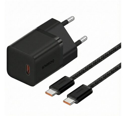BASEUS GaN5 MINI 1C hálózati töltő Type-C aljzat (30W